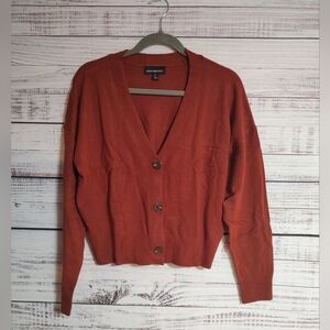 Fortune + Ivy NEW Button Front Oversized Cardigan Sweater Small